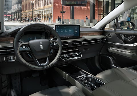 The interior dashboard of 2024 Lincoln Corsair® SUV is shown here. | Asheville Lincoln in Asheville NC