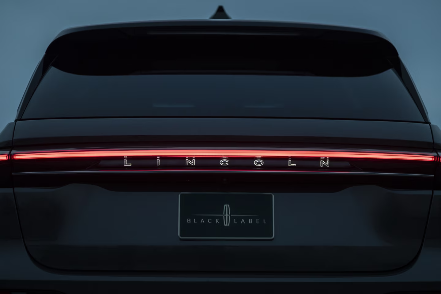 Rear close up view of the 2024 Lincoln Nautilus Black Label