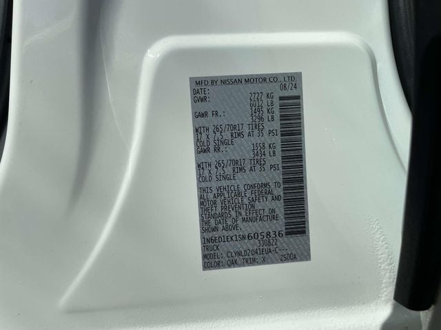 2025 Nissan Frontier PRO-4X