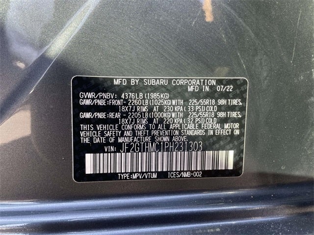 2023 Subaru Crosstrek Limited