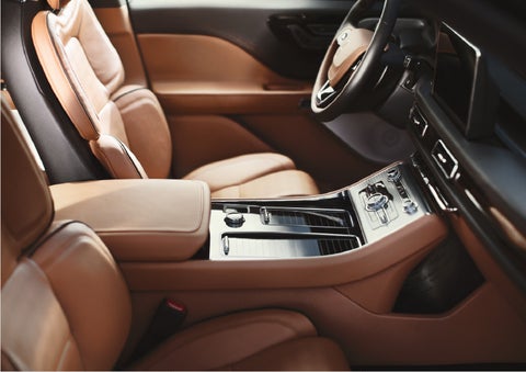 A 2023 Lincoln Aviator® Black Label model is shown in the Flight interior theme