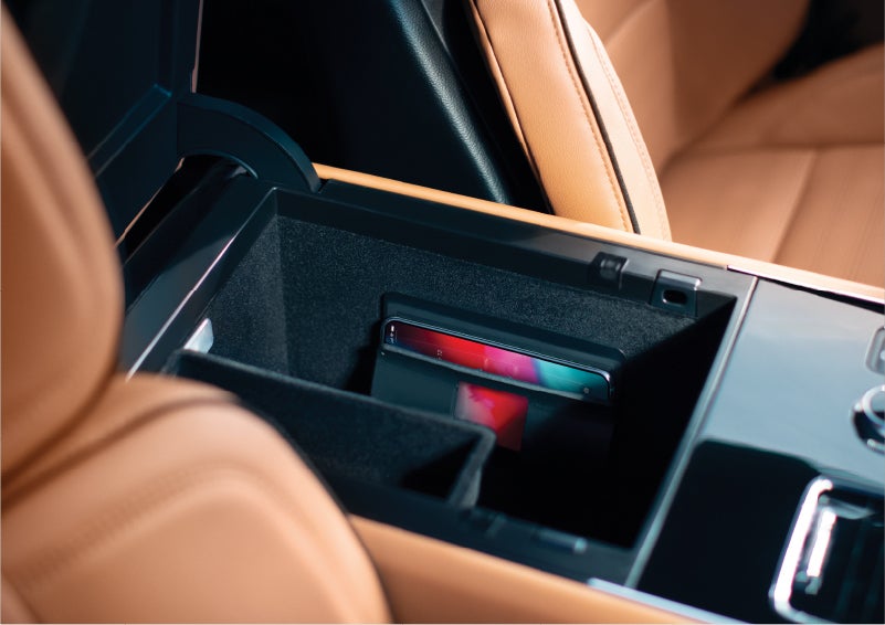 The interior of a 2023 Lincoln Aviator® Black Label model is shown in the Flight theme | Asheville Lincoln in Asheville NC
