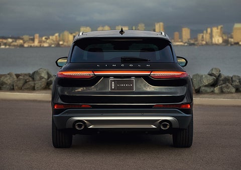 The rear lighting of the 2024 Lincoln Corsair® SUV spans the entire width of the vehicle.