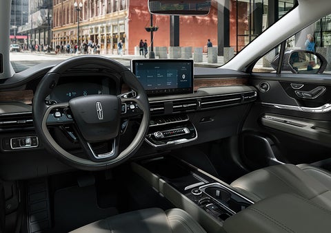 The interior dashboard of 2024 Lincoln Corsair® SUV is shown here.