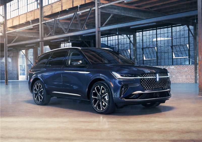 A 2024 Lincoln Nautilus® SUV is parked in an industrial space. | Asheville Lincoln in Asheville NC