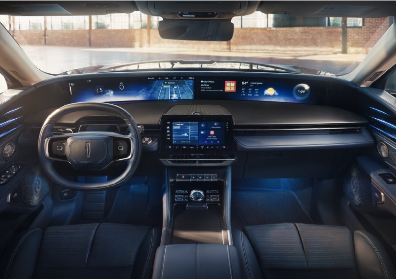 The panoramic display is shown in a 2026 Lincoln Nautilus® SUV. | Asheville Lincoln in Asheville NC