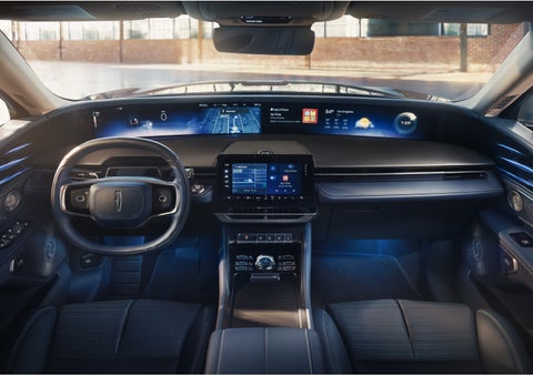 The panoramic display is shown in a 2026 Lincoln Nautilus® SUV. | Asheville Lincoln in Asheville NC