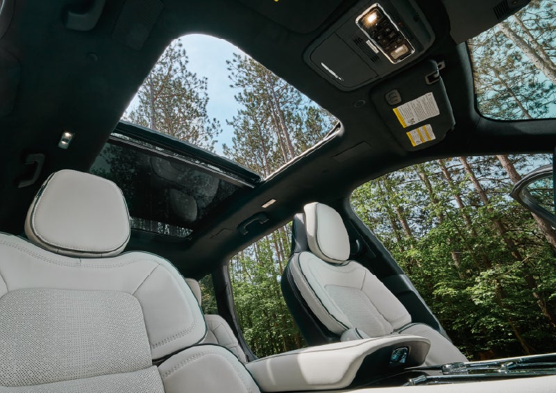 The front seats of a 2027 Lincoln Aviator® Black Label™ SUV | Asheville Lincoln in Asheville NC