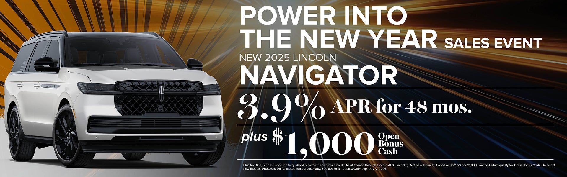 2025 Lincoln Navigator Finance Offer