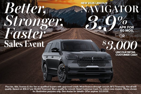 2025 Lincoln Navigator Finance Offer