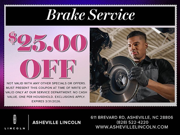 $25 Off Brake Service