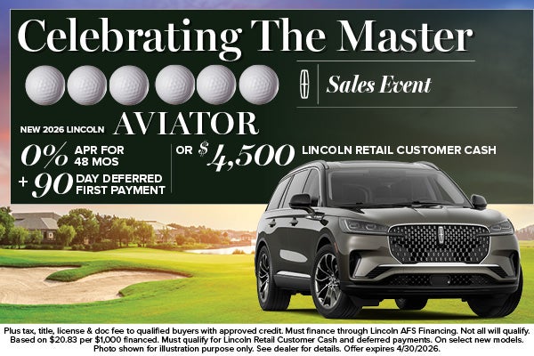 2026 Lincoln Aviator Finance Offer