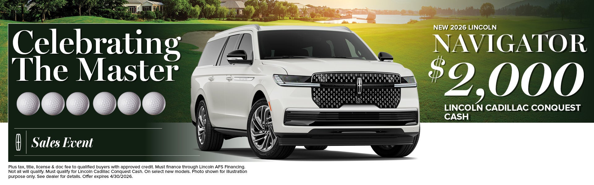 2026 Lincoln Navigator Conquest Cash