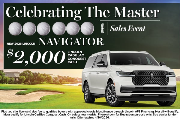 2026 Lincoln Navigator Conquest Cash