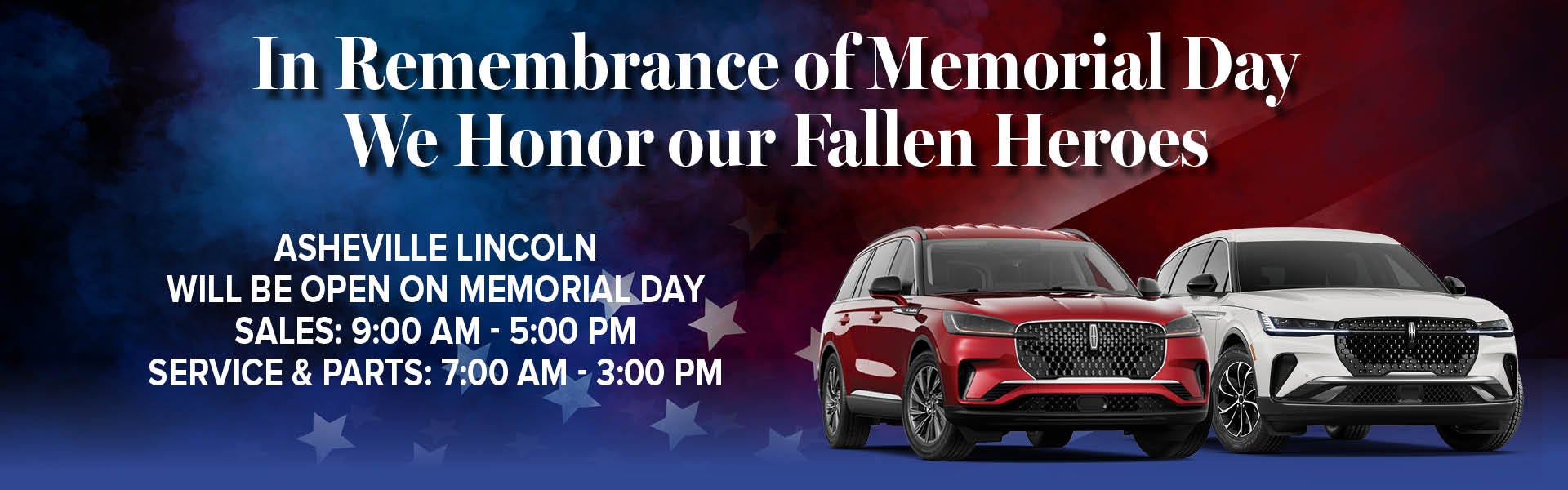 Memorial Day | Asheville Lincoln