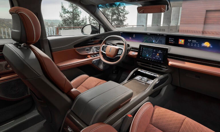 2026 Lincoln Nautilus interior front seats and dash